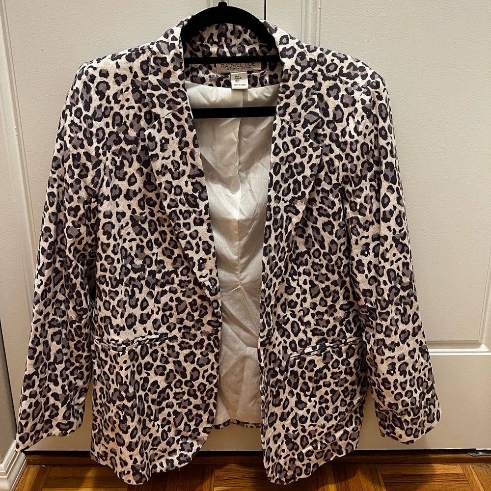 Rachel Zoe Cheetah Print Blazer